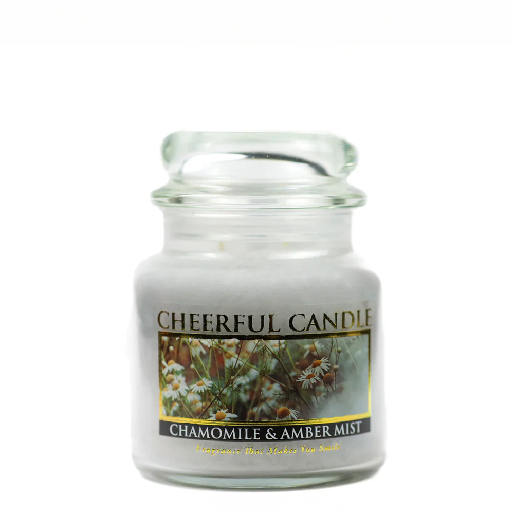 Chamomile & Amber Mist - 16 oz Cheerful Candle | NEW!