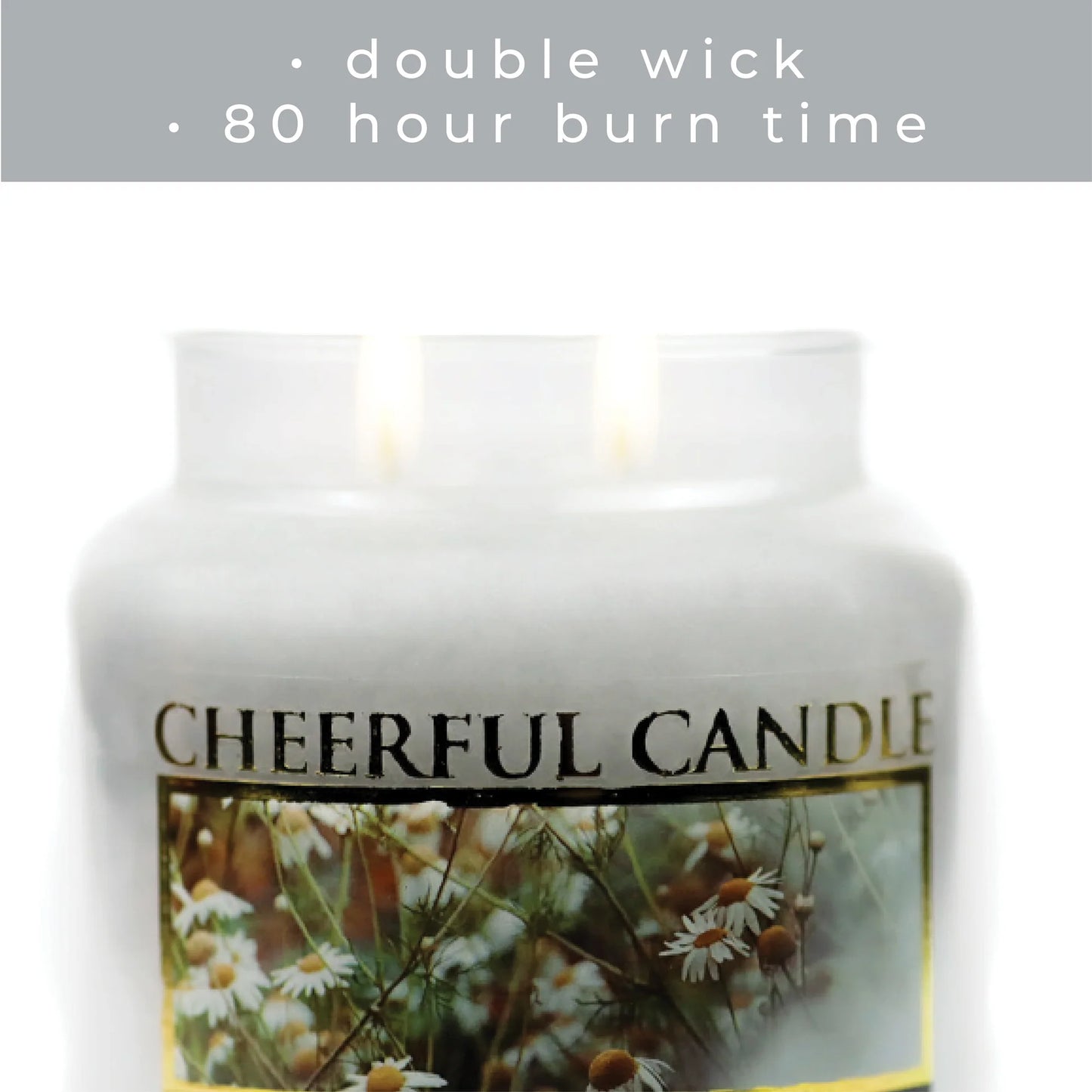 Chamomile & Amber Mist - 16 oz Cheerful Candle | NEW!