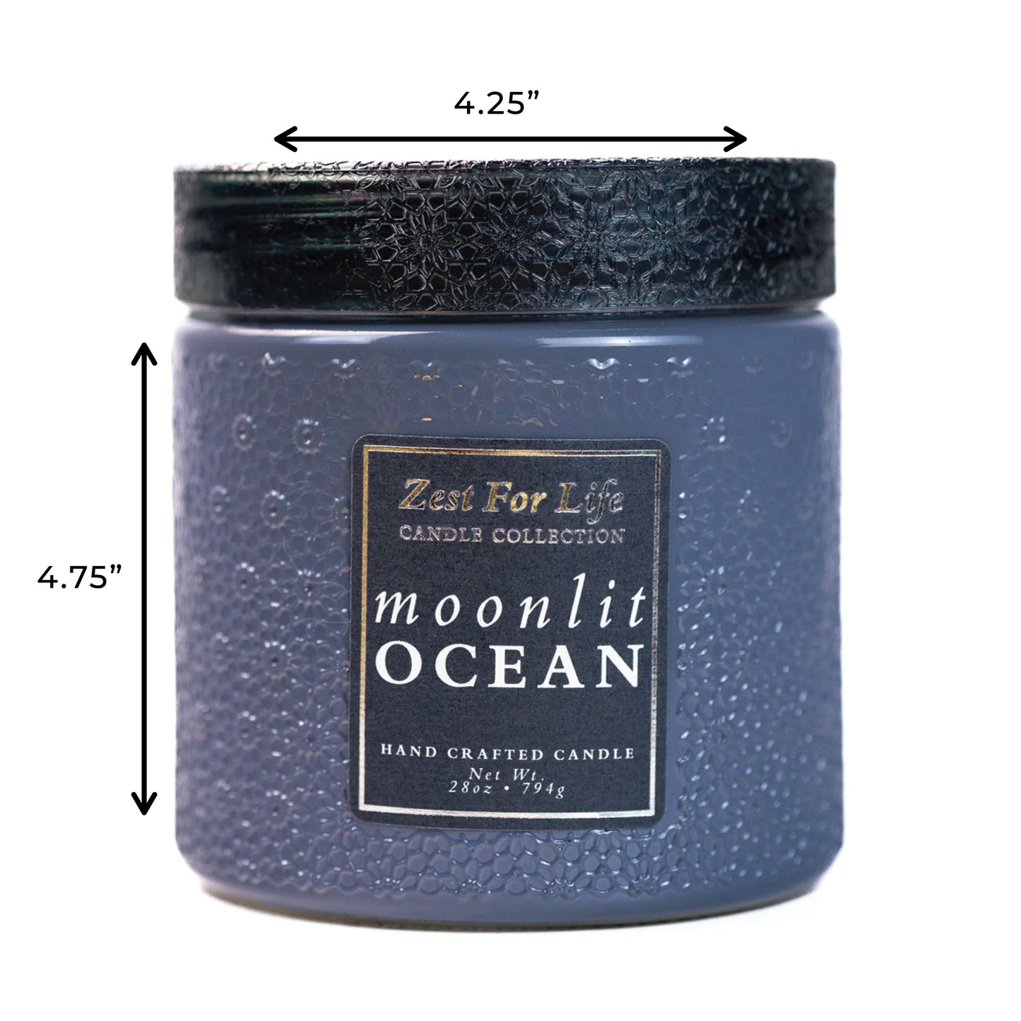 Moonlit Ocean 28OZ - Zest For Life Candle