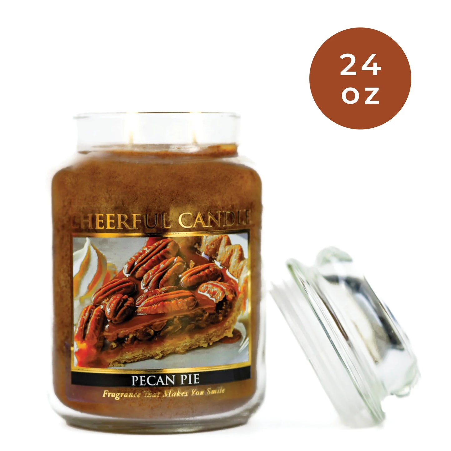 Pecan Pie - 24 oz Cheerful Candle | NEW!