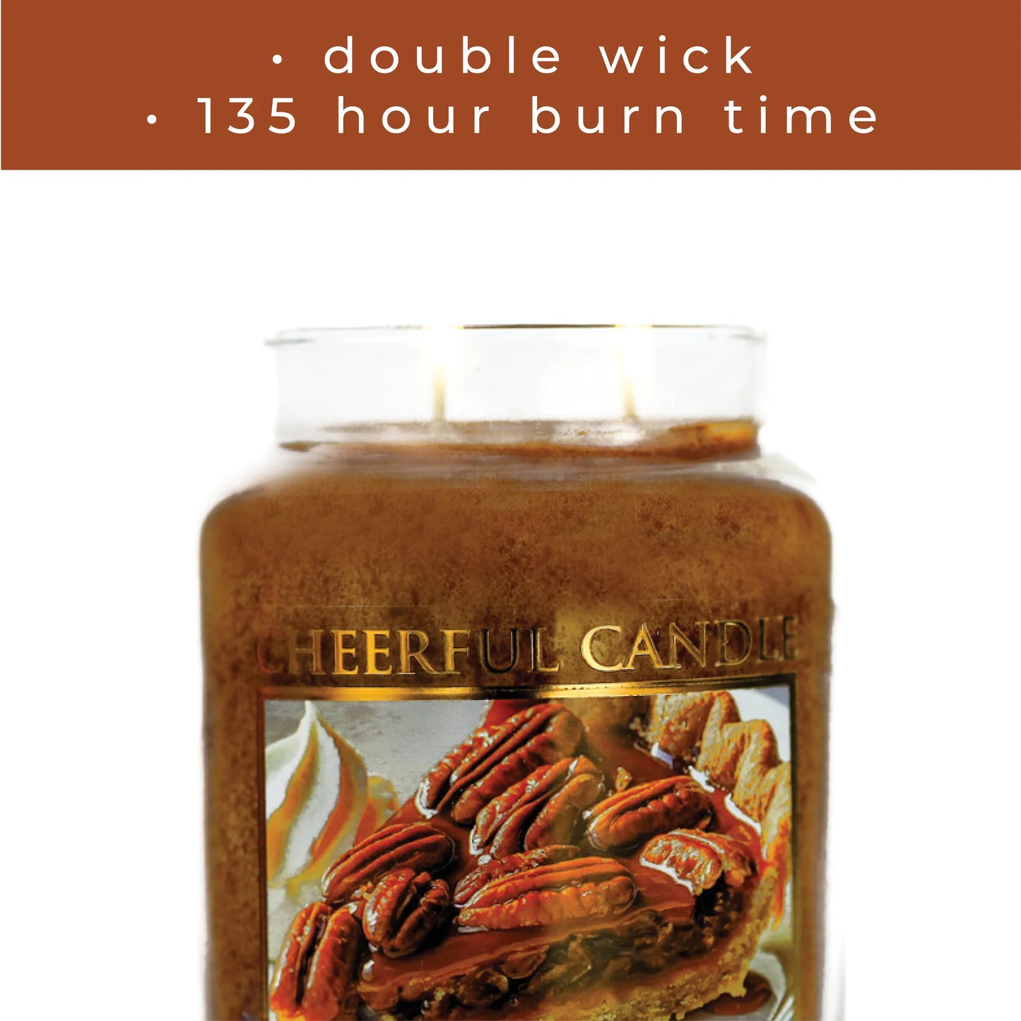 Pecan Pie - 24 oz Cheerful Candle | NEW!