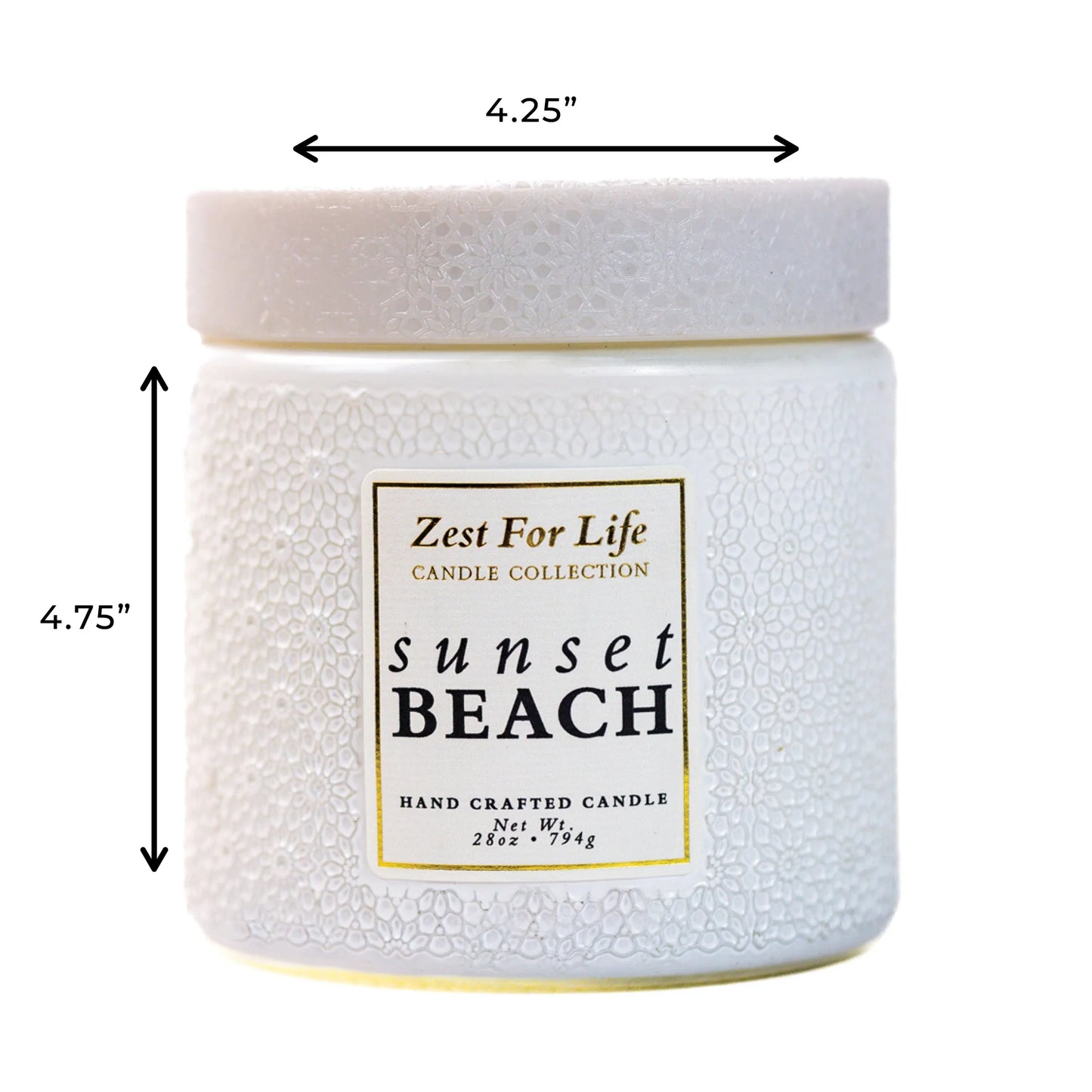 Sunset Beach 28OZ - Zest For Life Candle