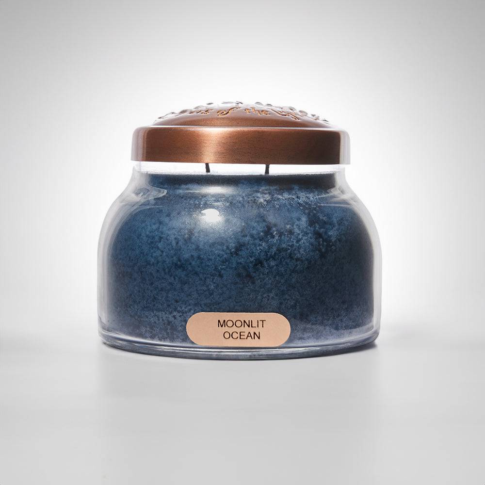 Moonlit Ocean Scented Candle - 22 oz, Double Wick, Mama Jar - Cheerful Candle Israel