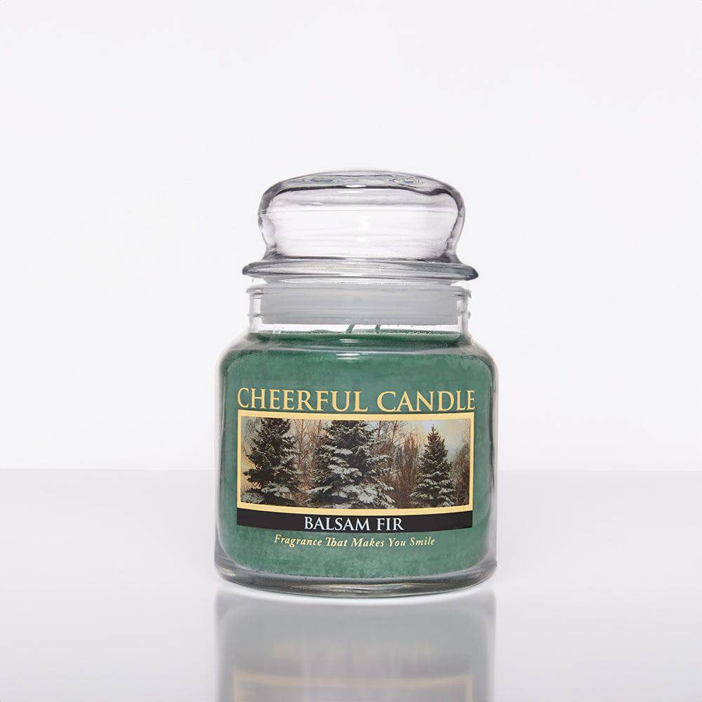 Balsam Fir Scented Candle -16 oz, Double Wick, Cheerful Candle - Cheerful Candle Israel