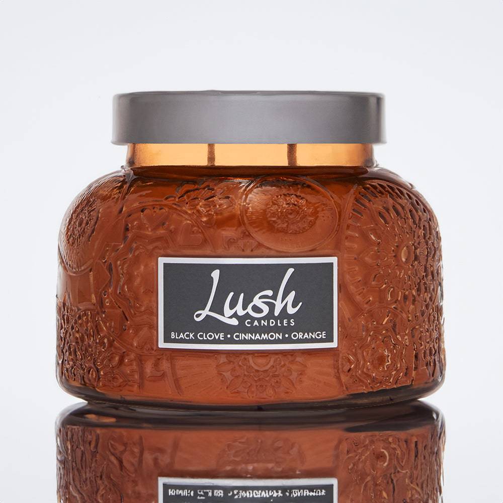Black Clove Cinnamon Orange - Lush Candle - Cheerful Candle Israel