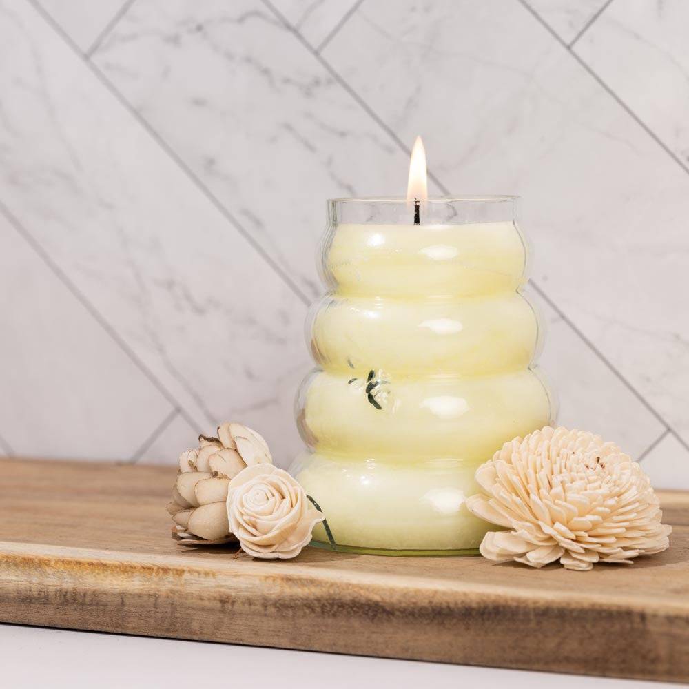 Honey Apple Baby Beehive 14oz. - Cheerful Candle Israel