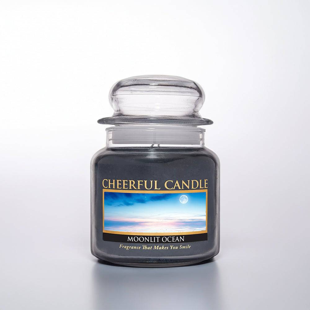 Moonlit Ocean Scented Candle -16 oz, Double Wick, Cheerful Candle - Cheerful Candle Israel