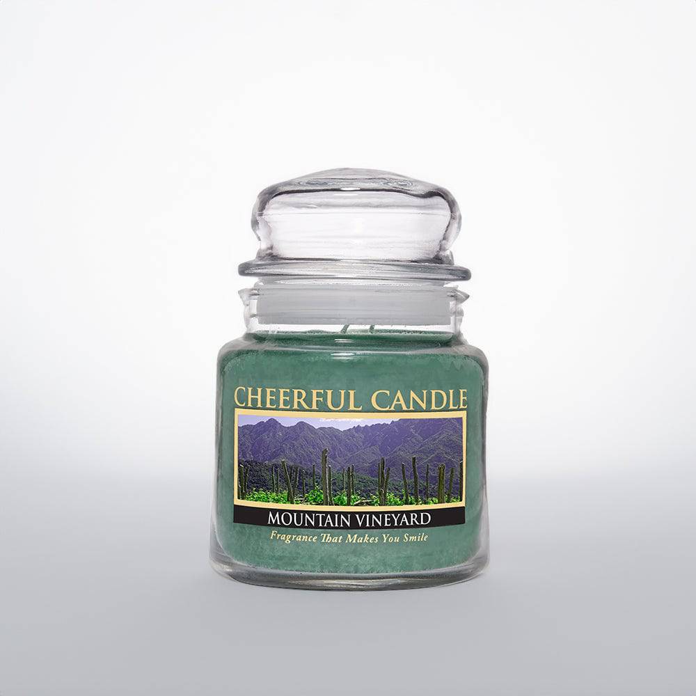 Mountain Vineyard Scented Candle -16 oz, Double Wick, Cheerful Candle - Cheerful Candle Israel