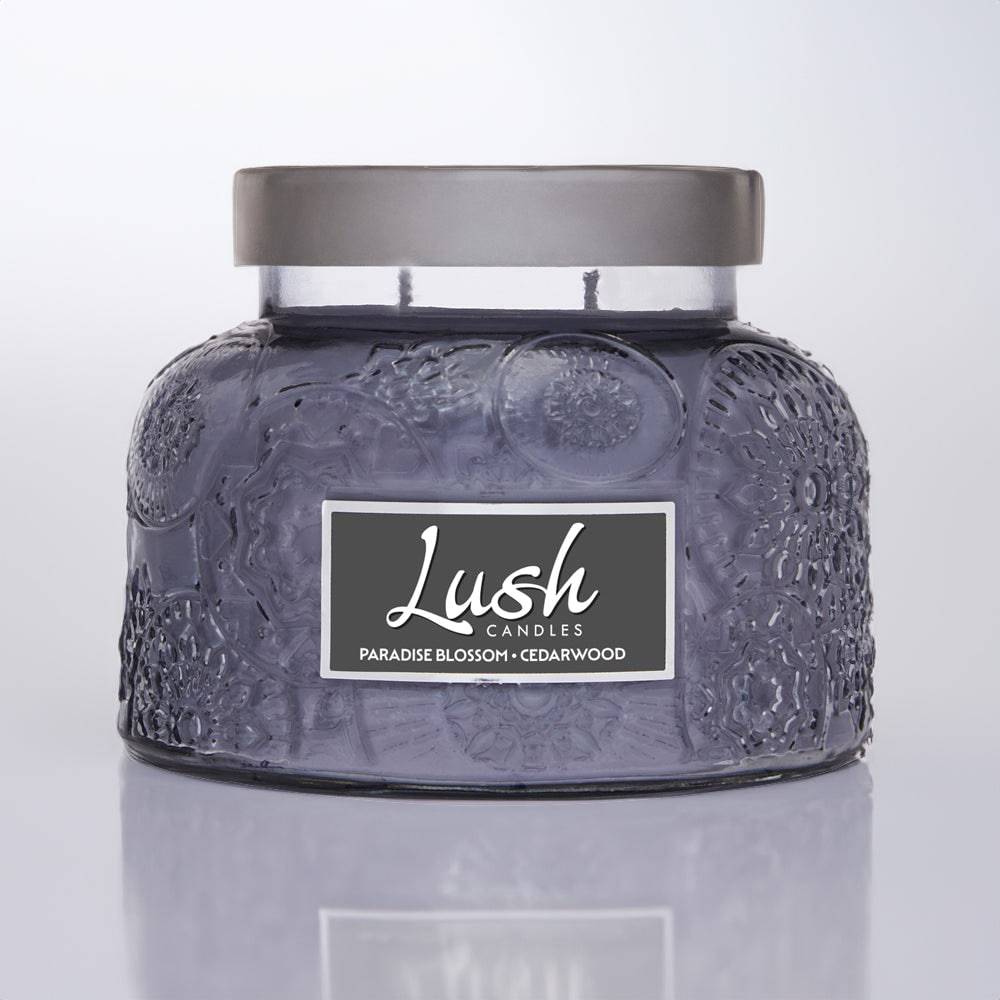 Paradise Blossom Cedarwood - Lush Candle - Cheerful Candle Israel