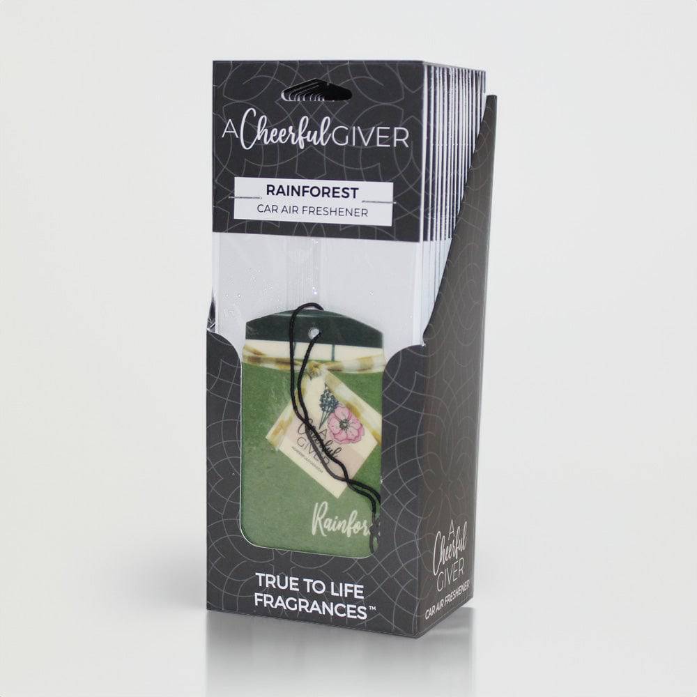 Rainforest - Car Air Freshener - Cheerful Candle Israel