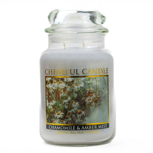 Chamomile & Amber Mist - 24 oz Cheerful Candle | NEW!