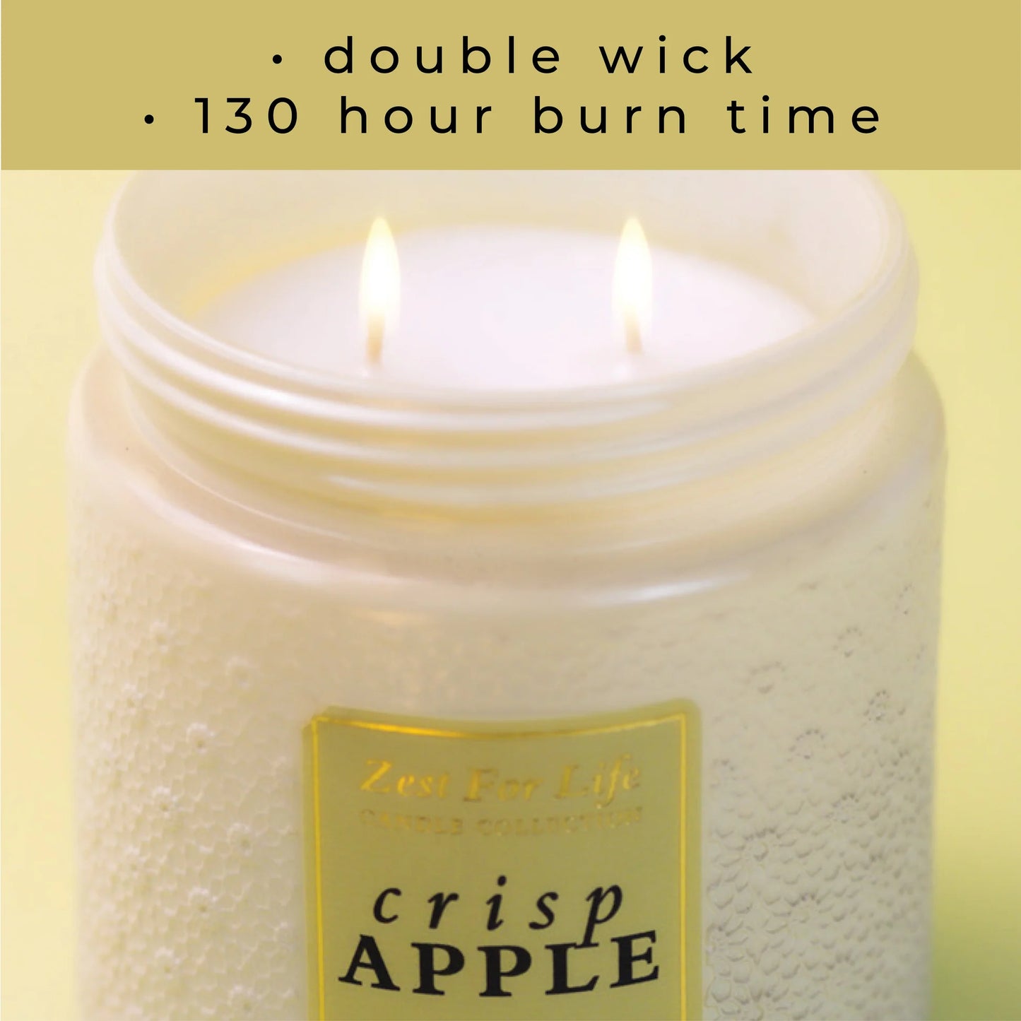 Crisp Apple 28OZ - Zest For Life Candle