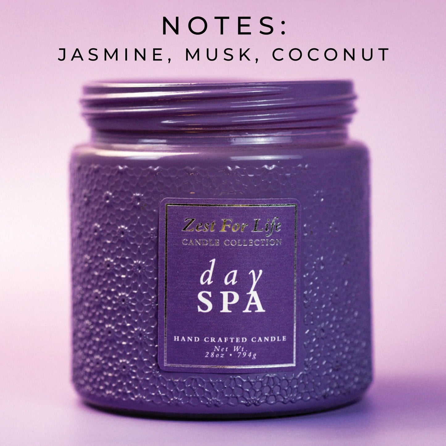 Day Spa 28OZ - Zest For Life Candle