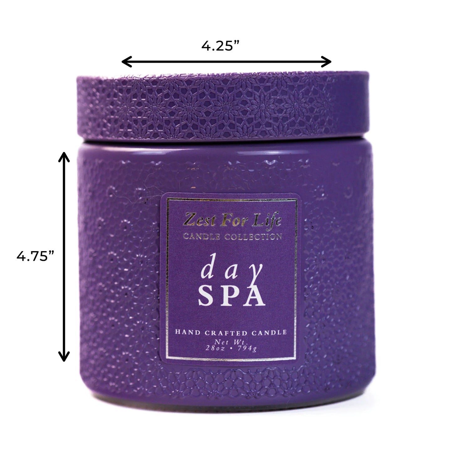 Day Spa 28OZ - Zest For Life Candle
