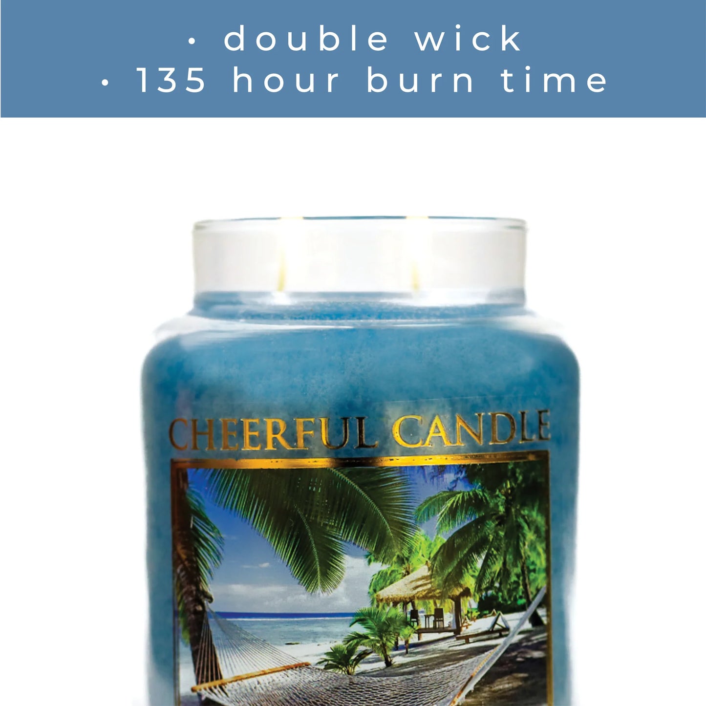 Island Breeze - 24 oz Cheerful Candle