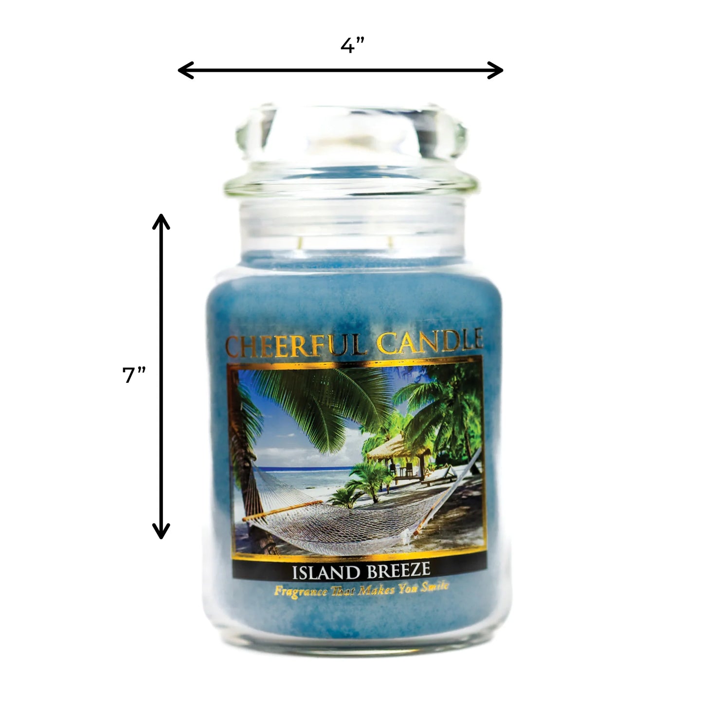 Island Breeze - 24 oz Cheerful Candle