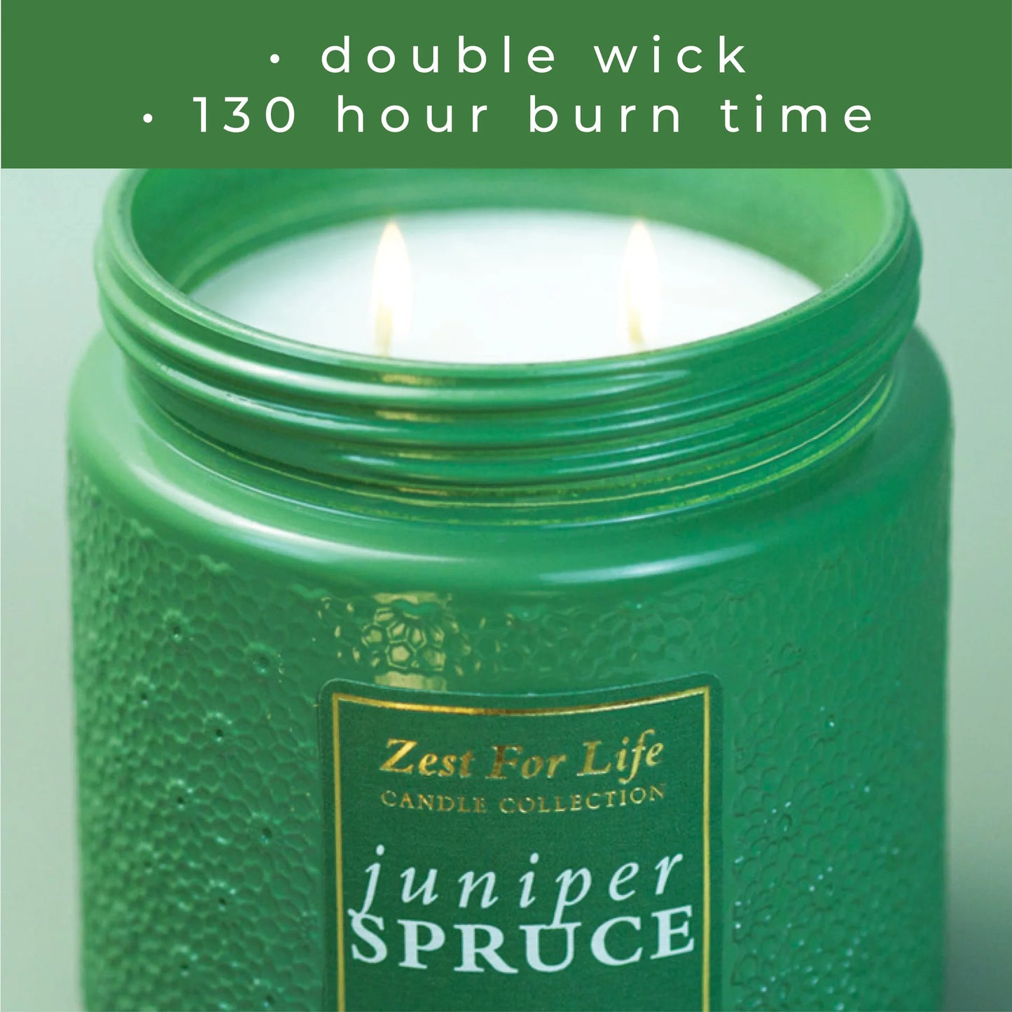 Juniper Spruce 28OZ - Zest For Life Candle
