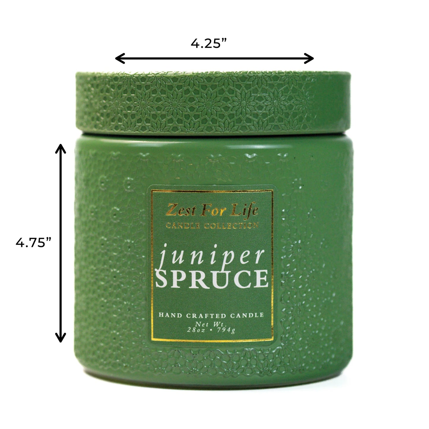 Juniper Spruce 28OZ - Zest For Life Candle