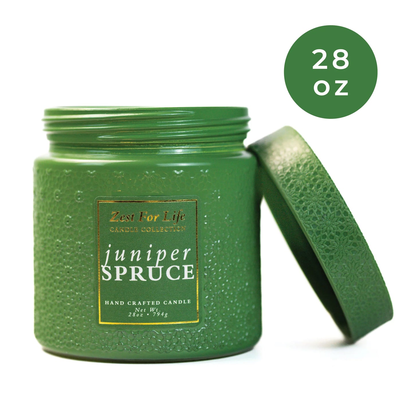 Juniper Spruce 28OZ - Zest For Life Candle