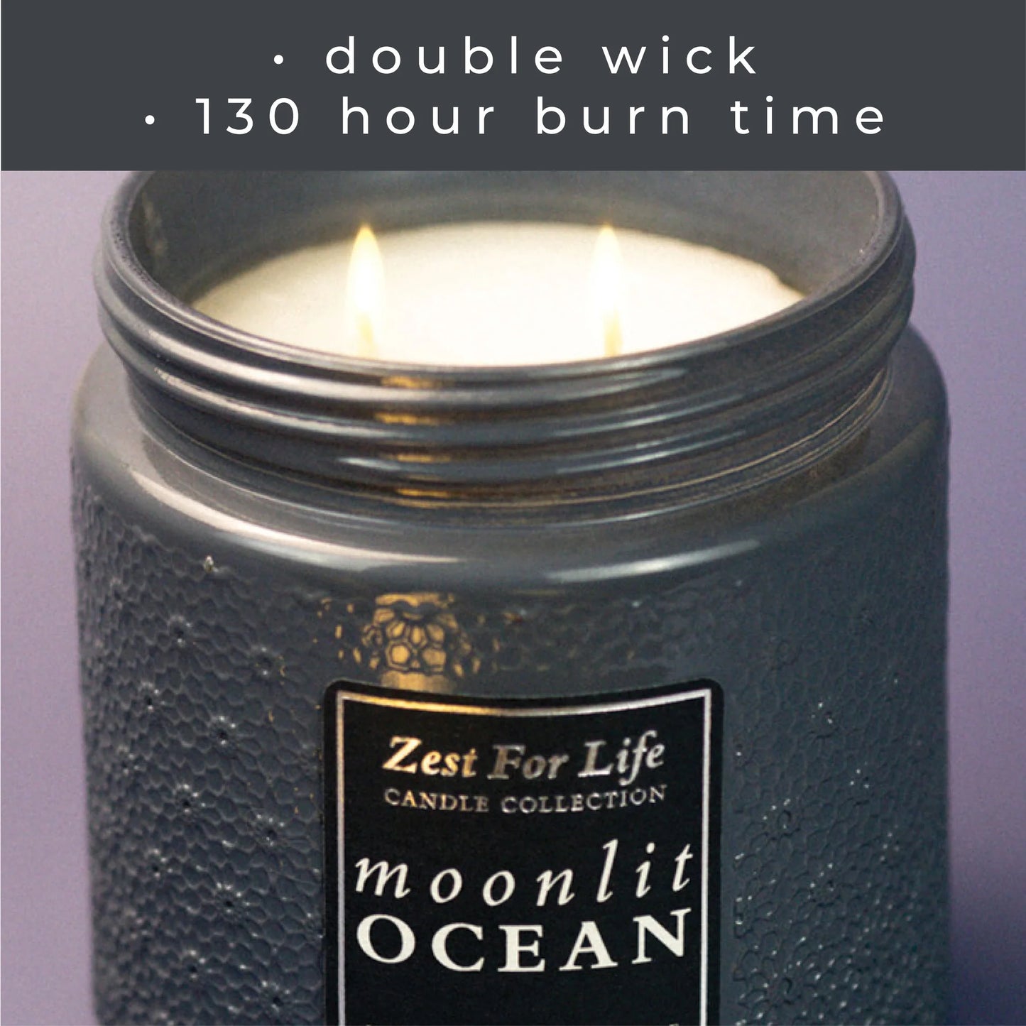 Moonlit Ocean 28OZ - Zest For Life Candle