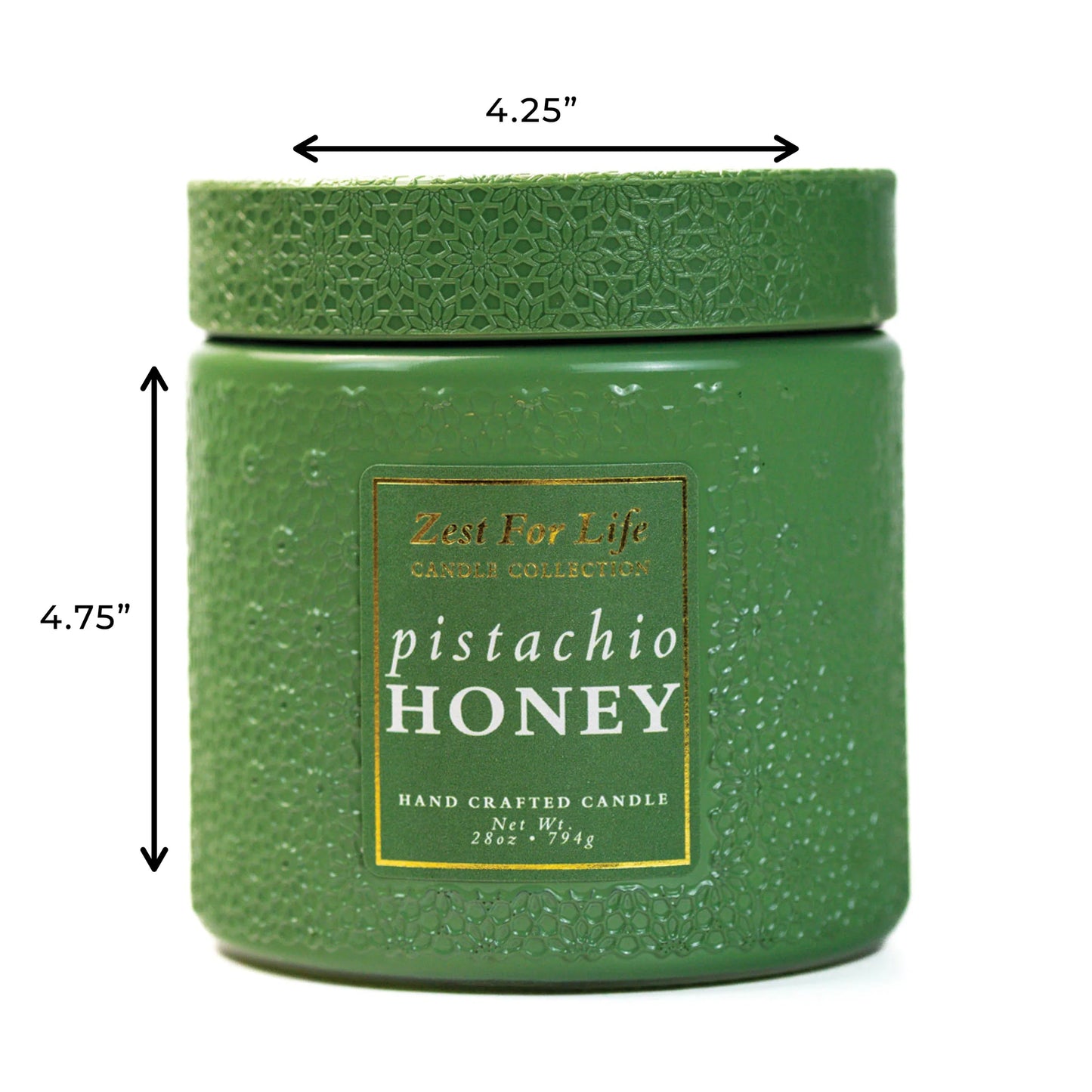 Pistachio Honey 28OZ - Zest For Life Candle