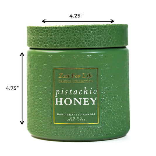 Pistachio Honey 28OZ - Zest For Life Candle