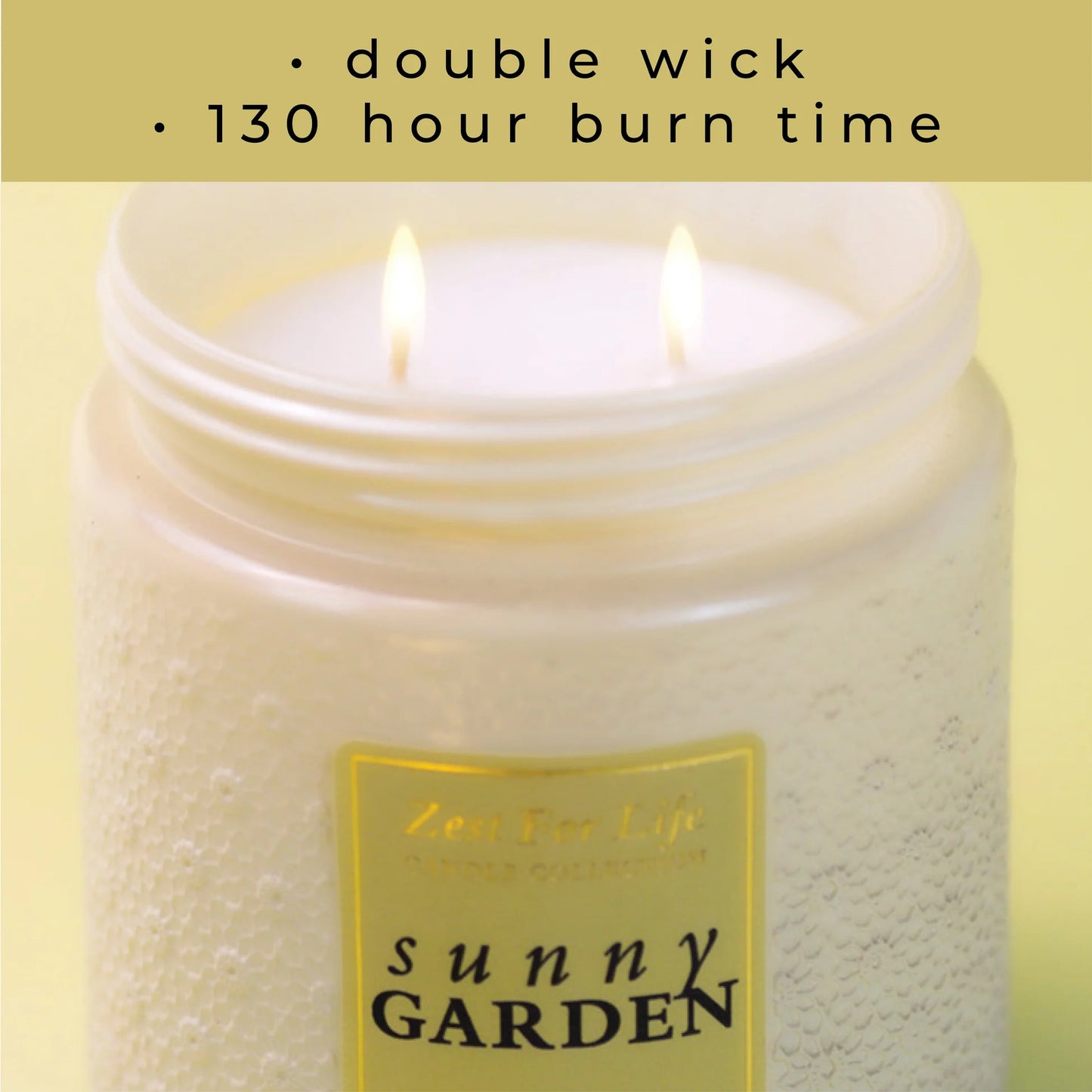 Sunny Garden 28OZ - Zest For Life Candle