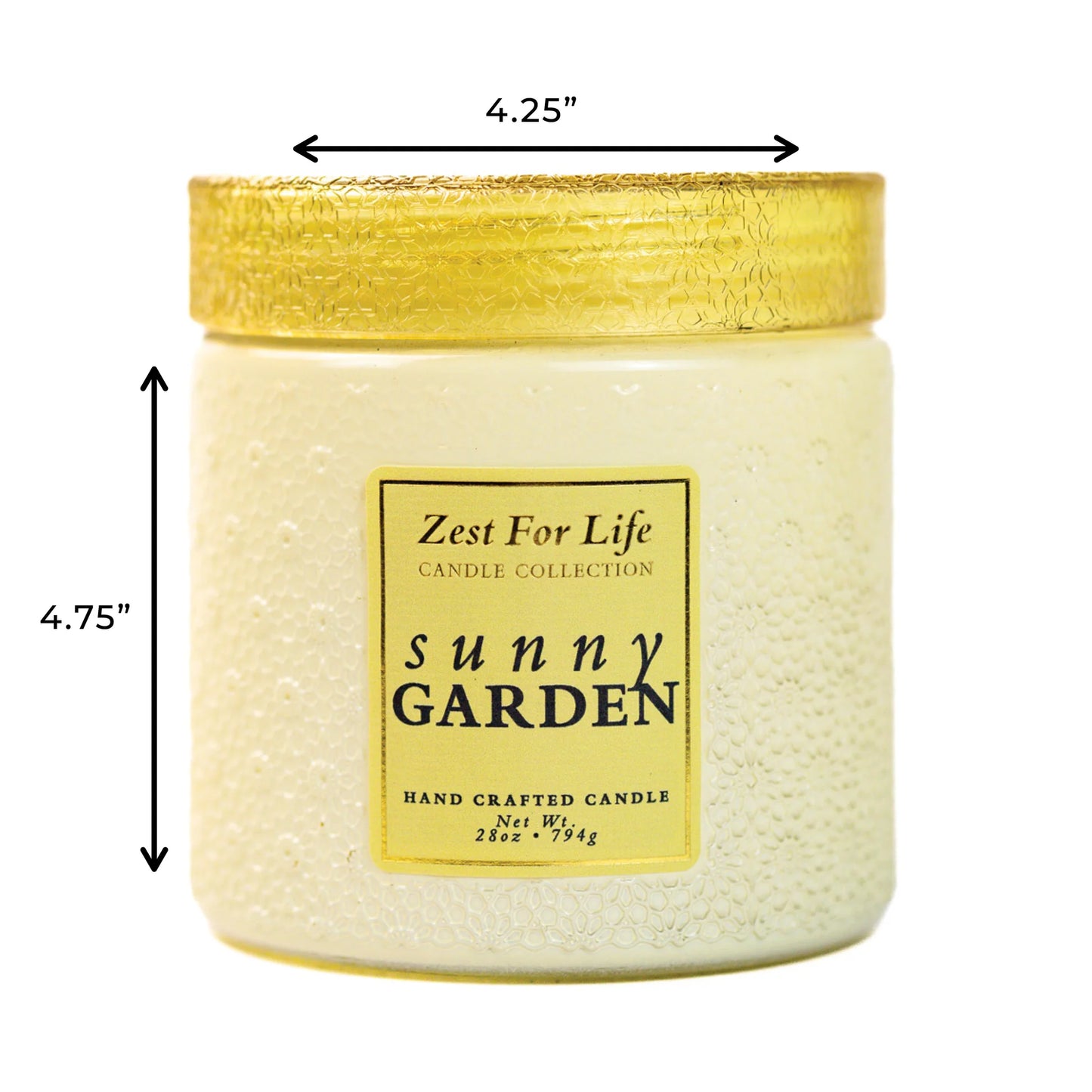 Sunny Garden 28OZ - Zest For Life Candle