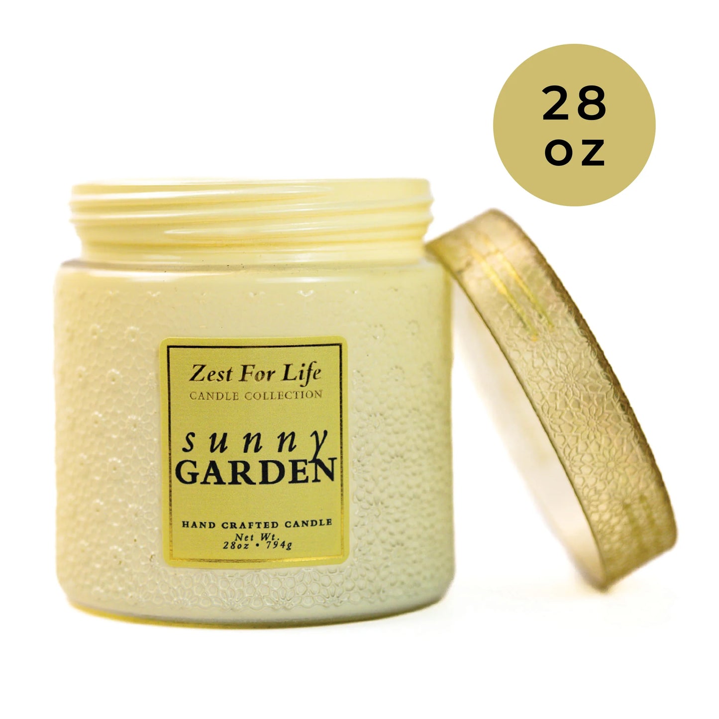 Sunny Garden 28OZ - Zest For Life Candle