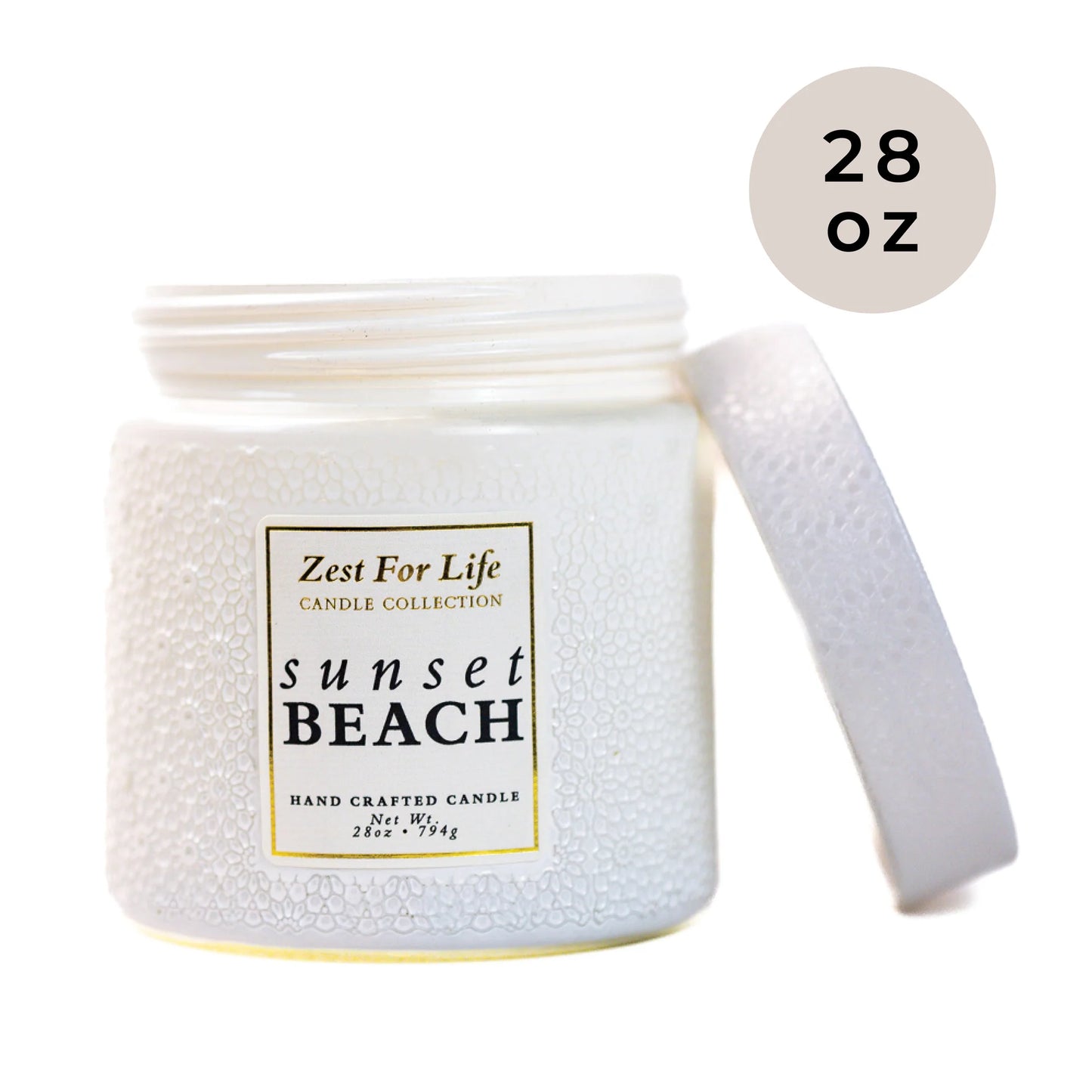 Sunset Beach 28OZ - Zest For Life Candle