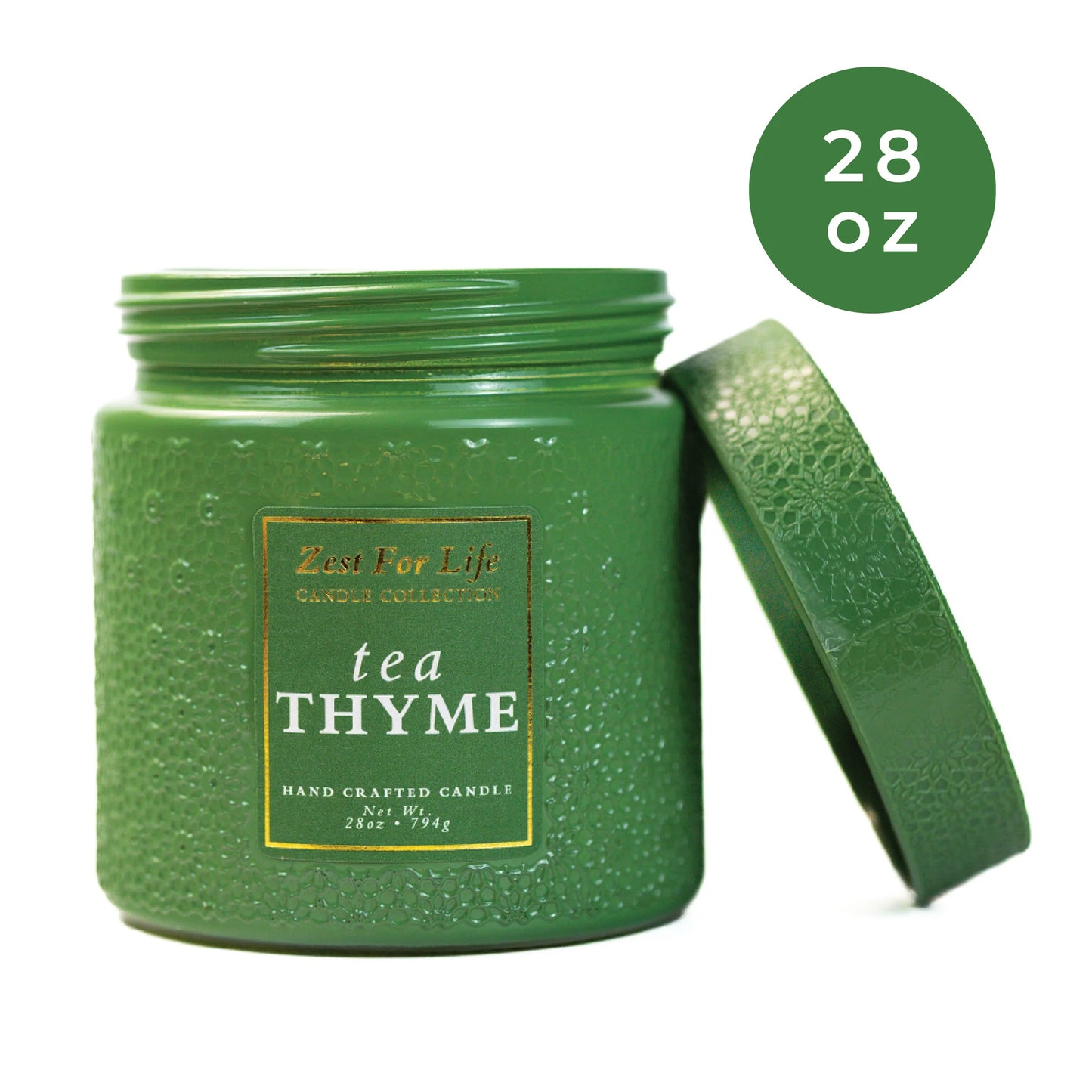 Tea Thyme 28OZ - Zest For Life Candle