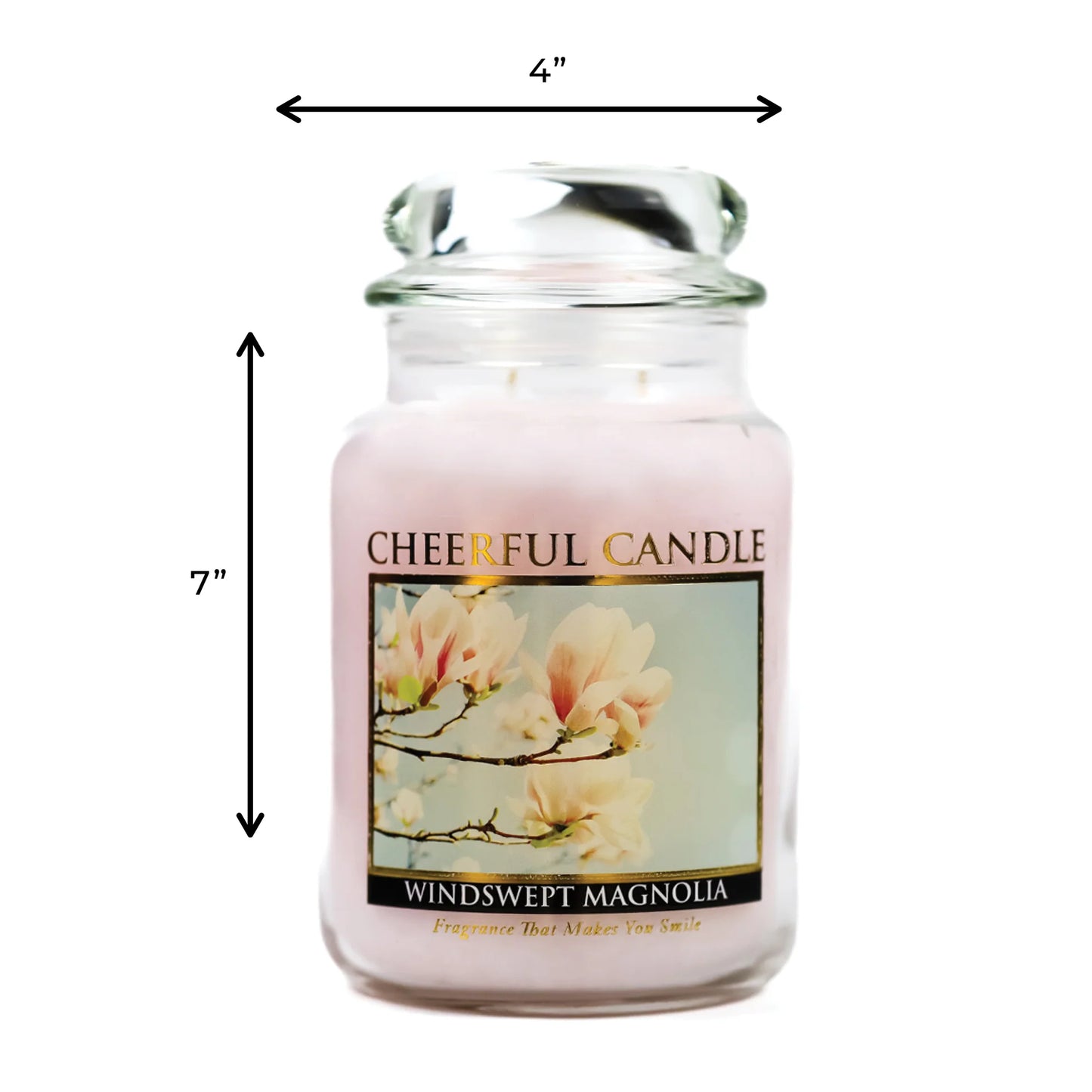 Windswept Magnolia - 24 oz Cheerful Candle
