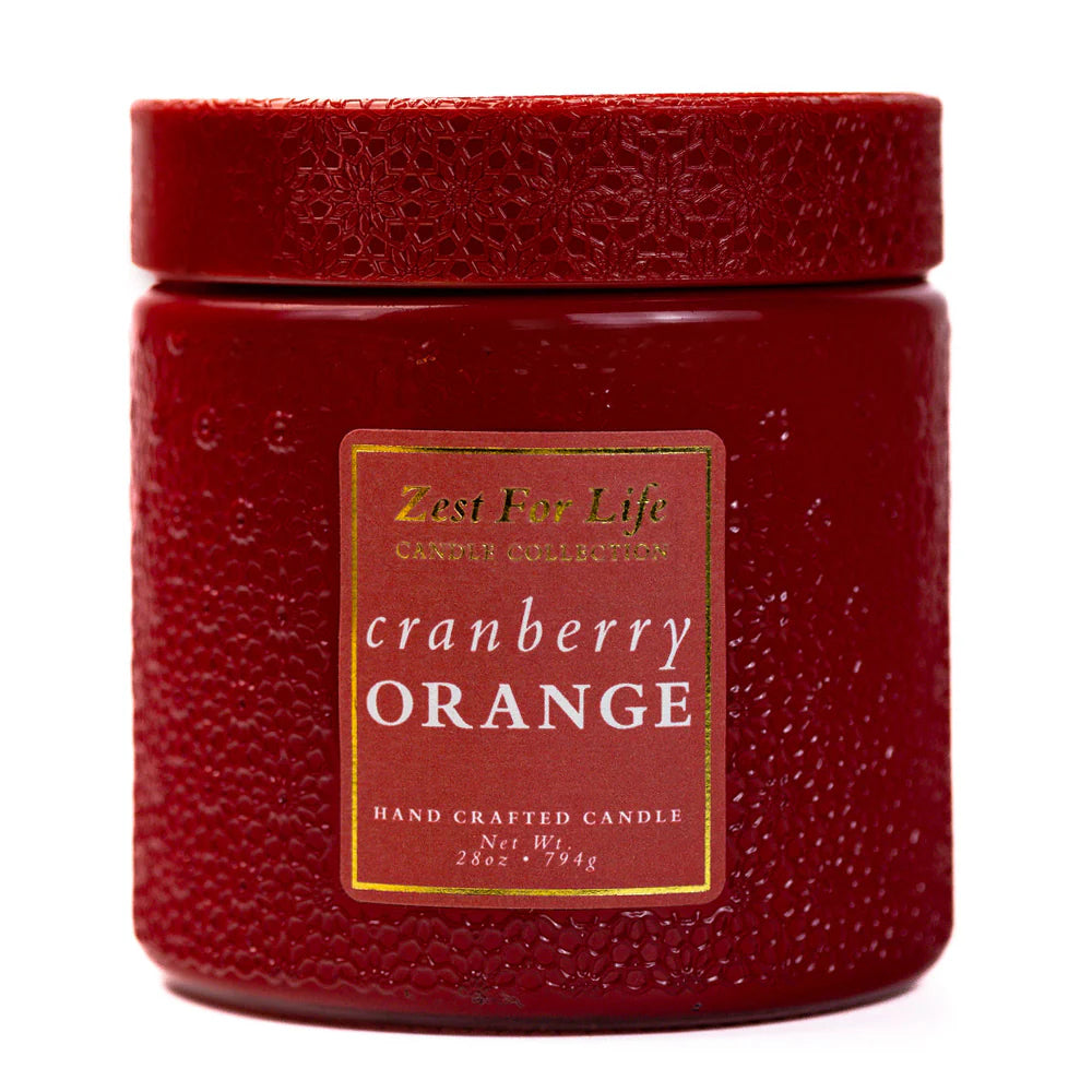 Cranberry Orange 28OZ - Zest For Life Candle