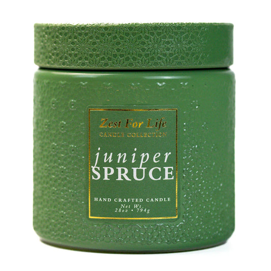 Juniper Spruce 28OZ - Zest For Life Candle