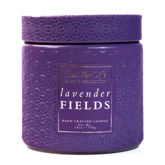 Lavender Fields 28OZ - Zest For Life Candle