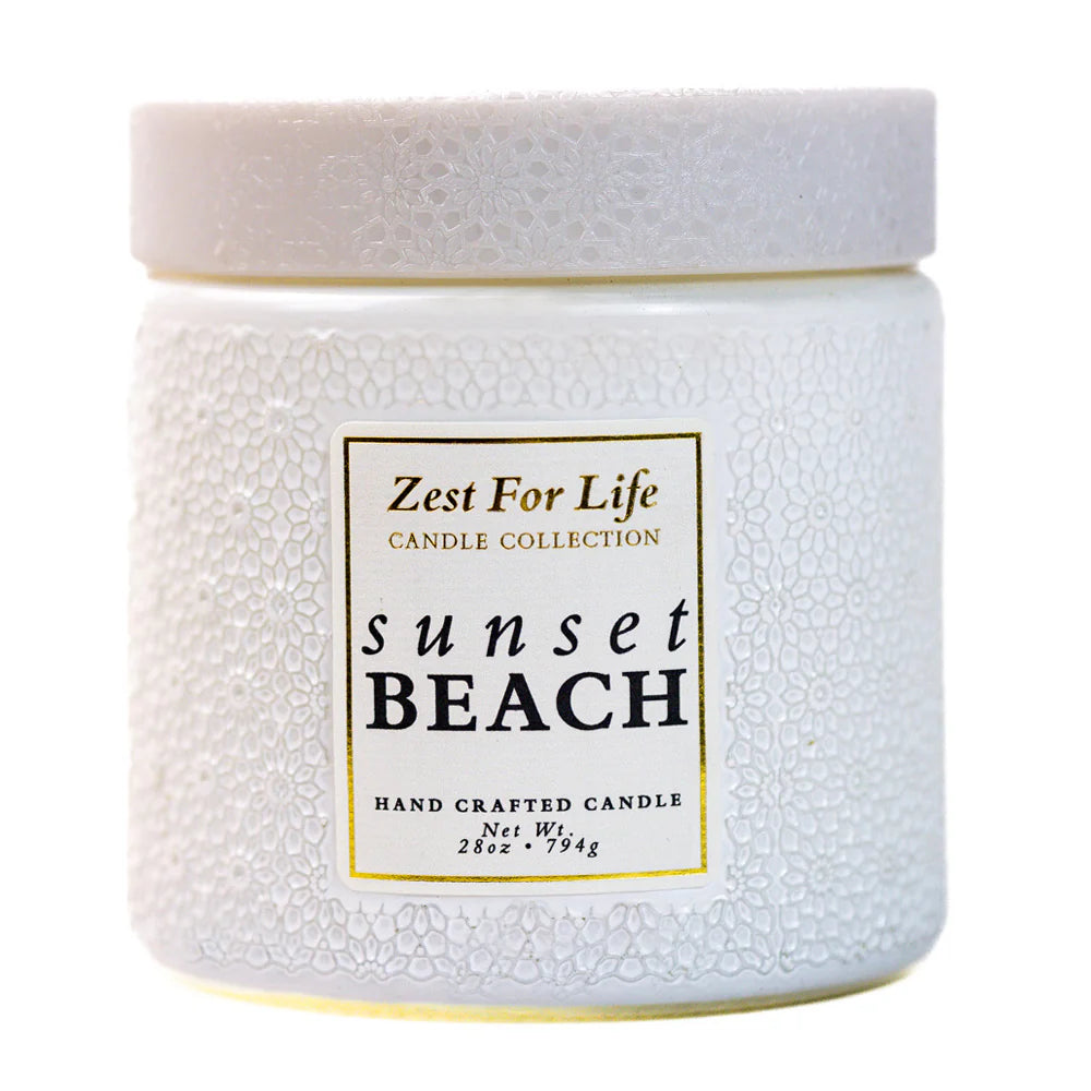 Sunset Beach 28OZ - Zest For Life Candle