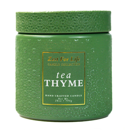 Tea Thyme 28OZ - Zest For Life Candle