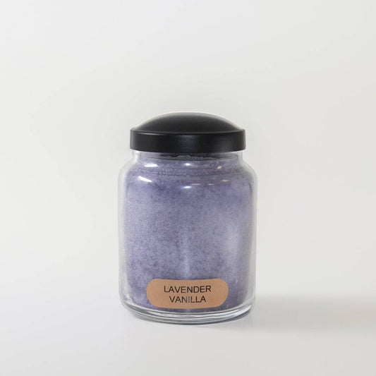 Lavender Vanilla Scented Candle - 6 oz, Single Wick, Baby Jar - Cheerful Candle Israel 