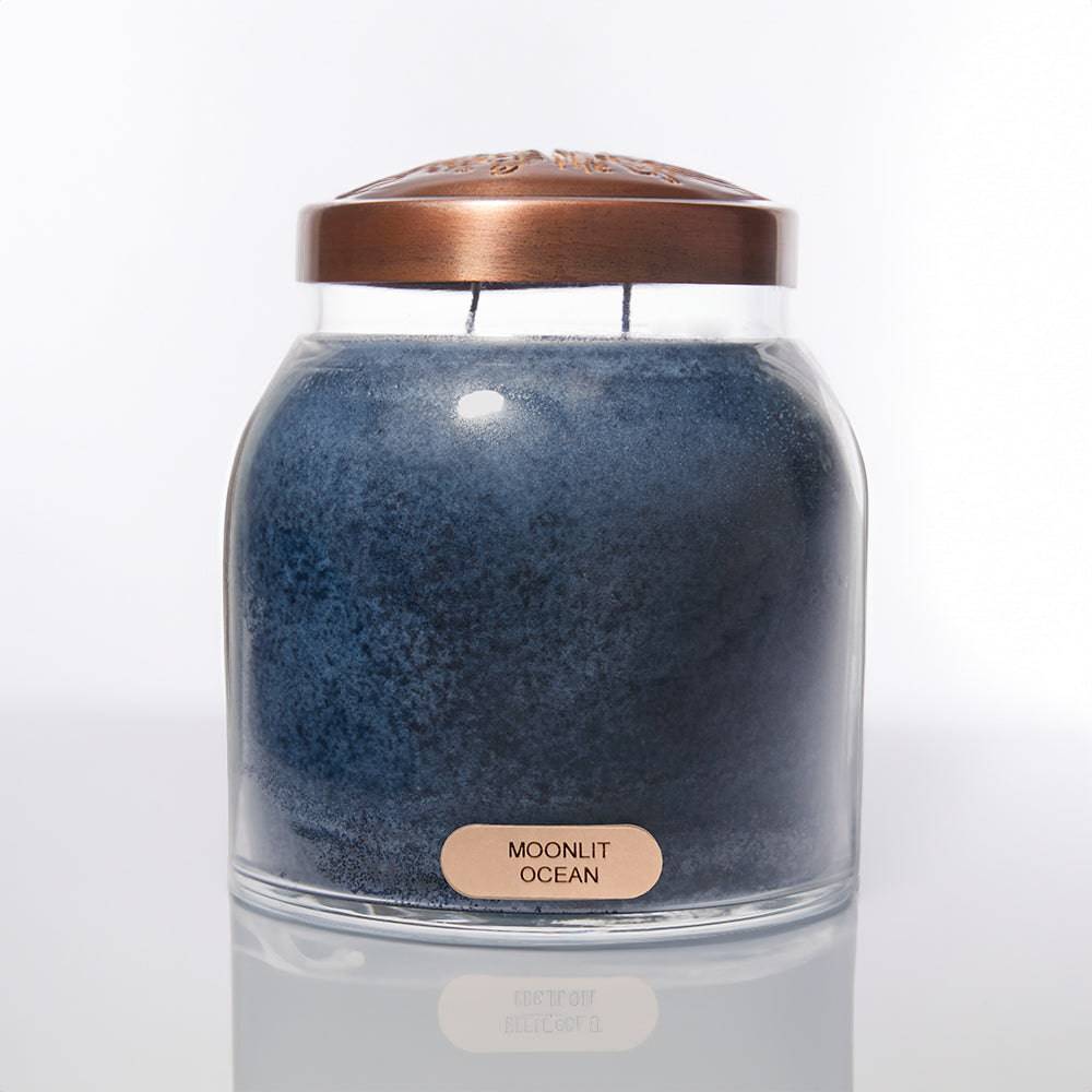 Moonlit Ocean - 34 oz, Double Wick, Papa Jar - Cheerful Candle Israel 