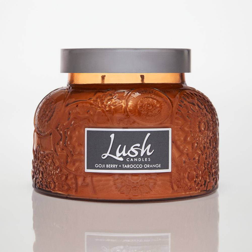 Goji Berry Tarocco Orange - Lush Candle - Cheerful Candle Israel 