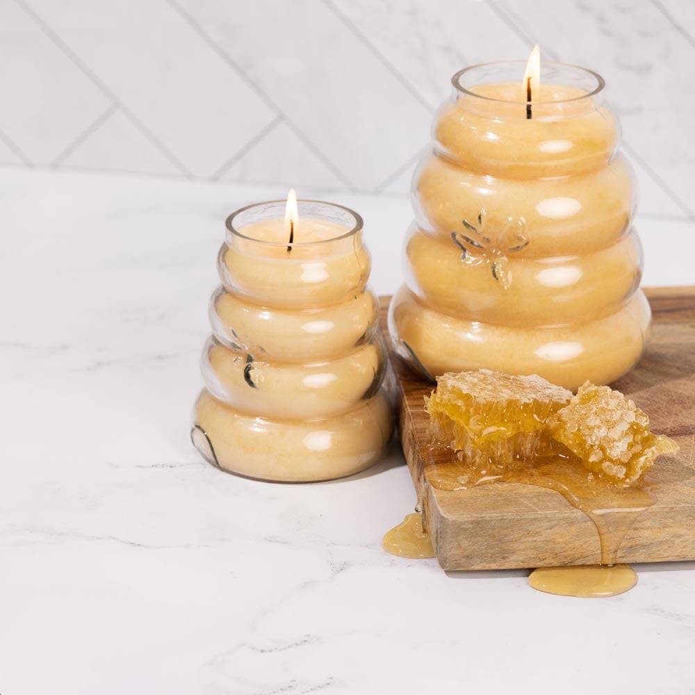 Honey Butter Baby Beehive 14oz. - Cheerful Candle Israel 