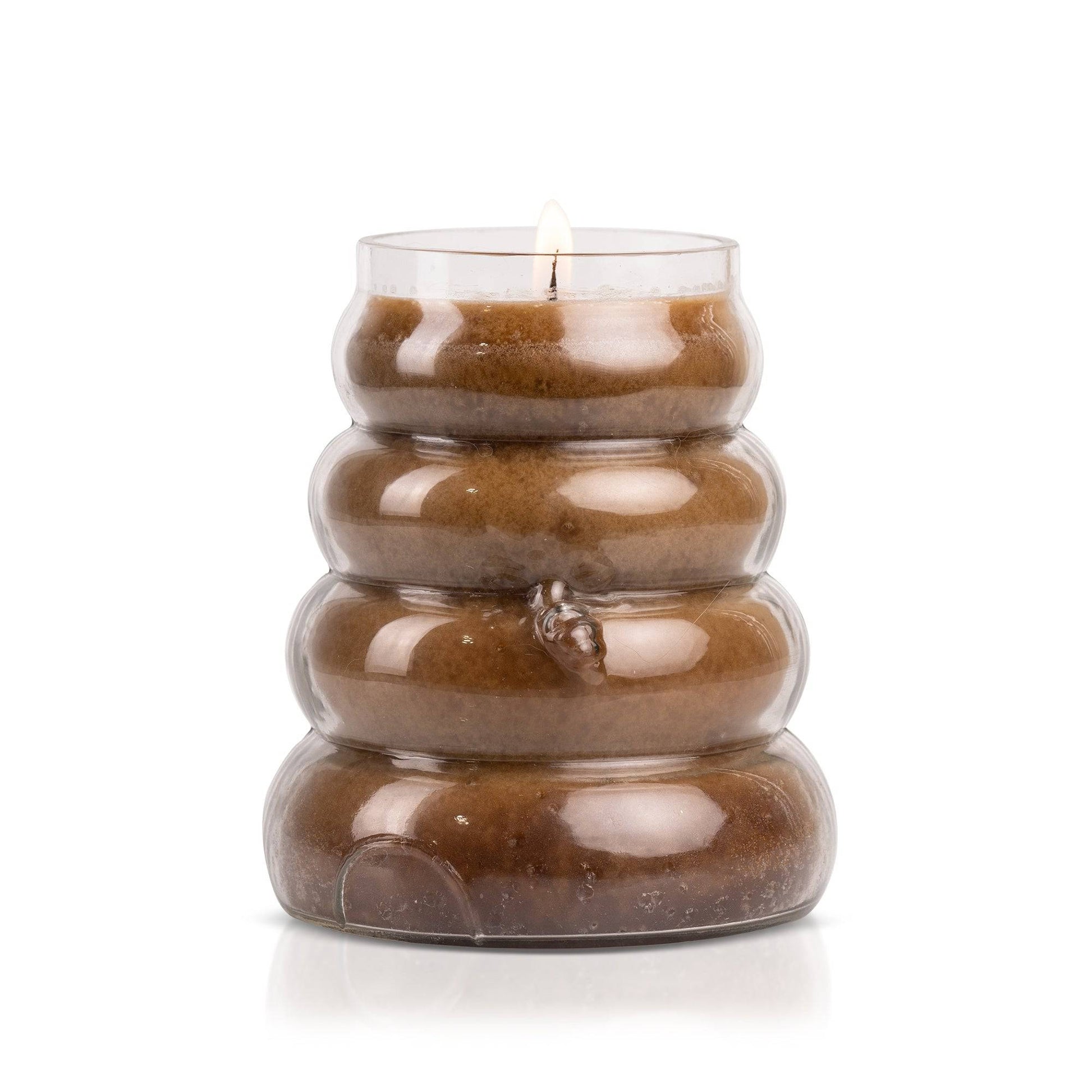 Honey Praline Clusters Baby Beehive 14oz. - Cheerful Candle Israel 