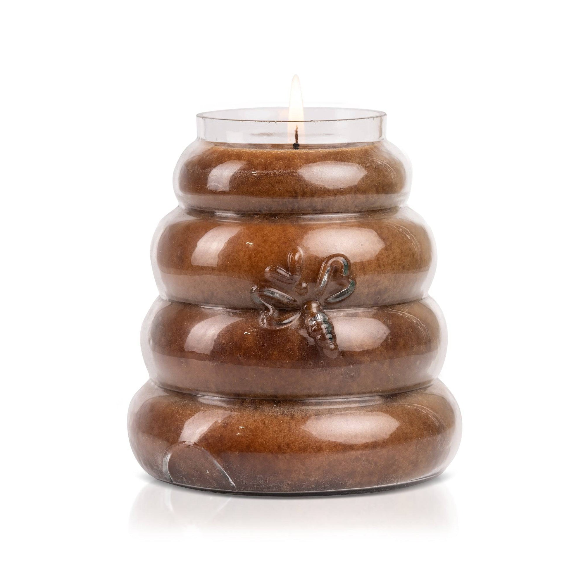 Honey Praline Clusters Large Beehive 30oz. - Cheerful Candle Israel 