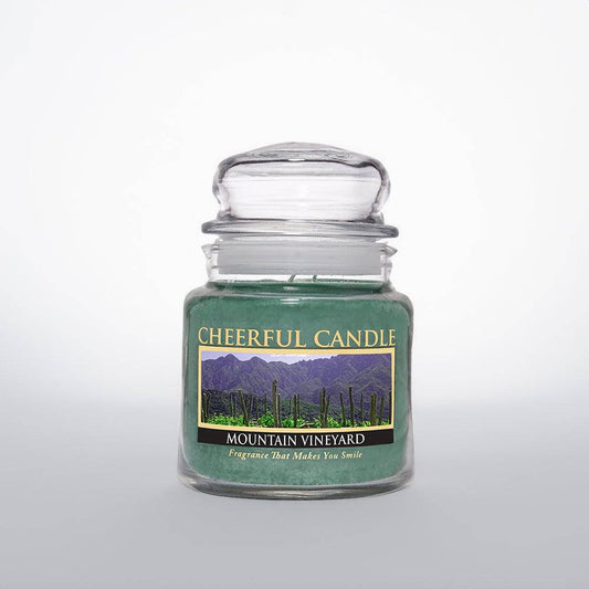 Mountain Vineyard Scented Candle -16 oz, Double Wick, Cheerful Candle - Cheerful Candle Israel 