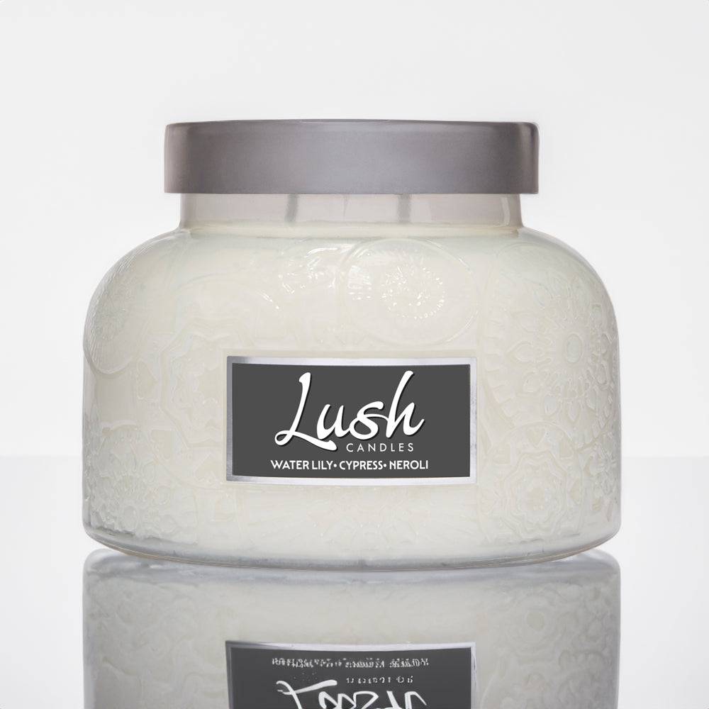 Water Lily Cypress Neroli - Lush Candle - Cheerful Candle Israel 