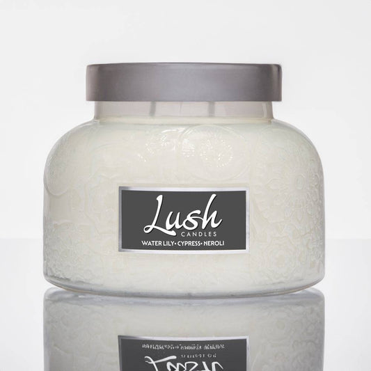 Water Lily Cypress Neroli - Lush Candle - Cheerful Candle Israel 