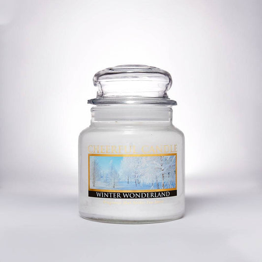 Winter Wonderland Scented Candle -16 oz, Double Wick, Cheerful Candle - Cheerful Candle Israel 